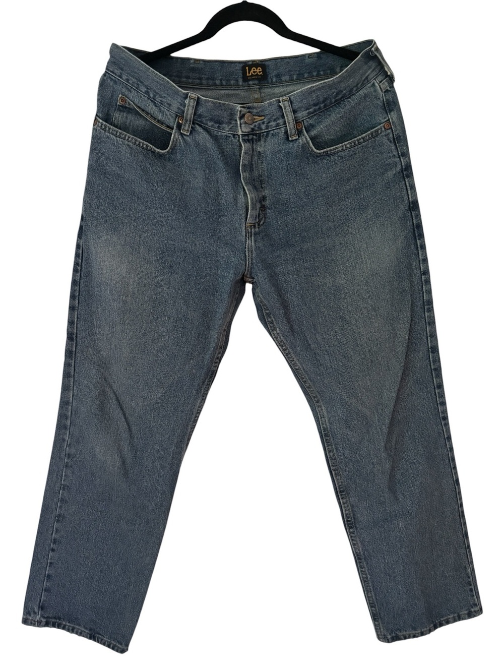 Lee Relaxed Boyfriend Denim Jeans in Faded Blue